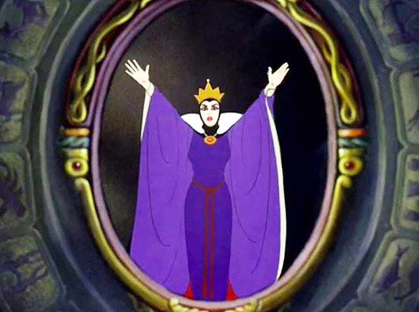 Evil Queen in the mirror