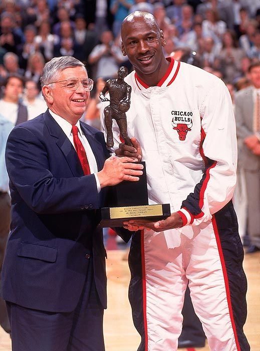 Michael Jordan and David stern image