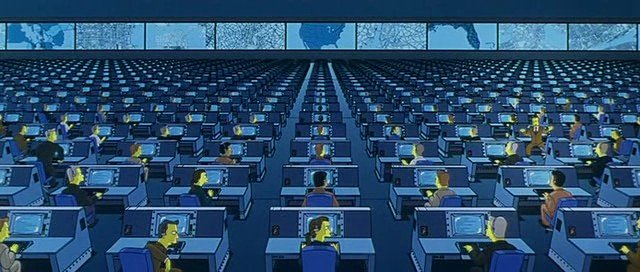 From Simpsons movie, NSA spying.