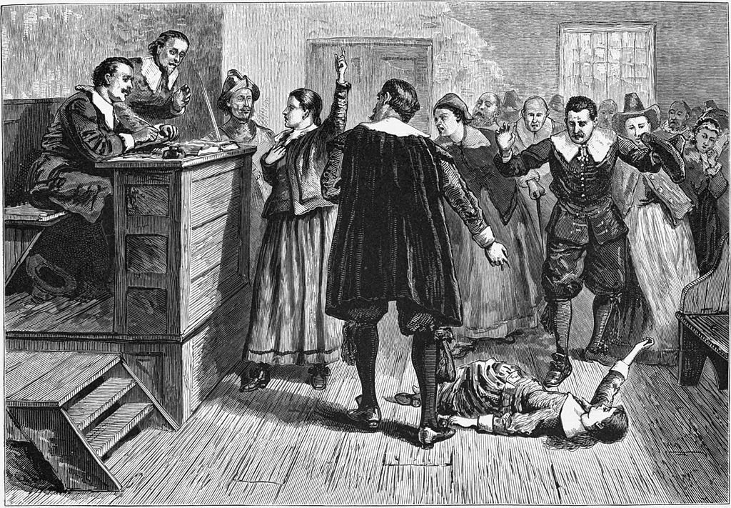 Supposed scene from the courtroom