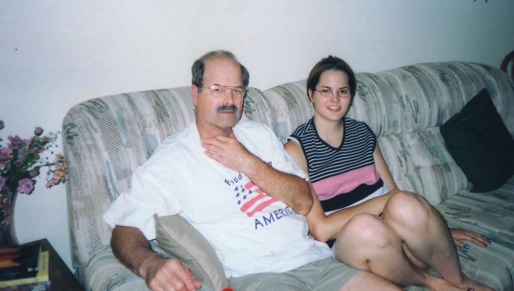 Dennis Raider with his daughter.