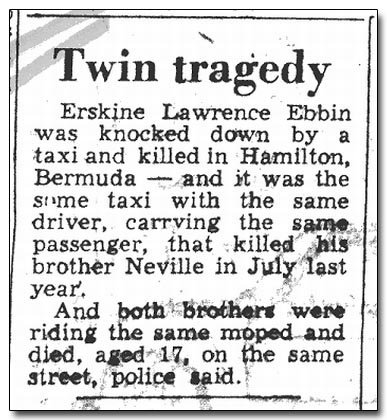 Bermuda Twin Tragedy