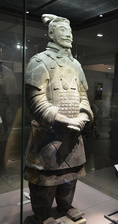 A terracotta soldier