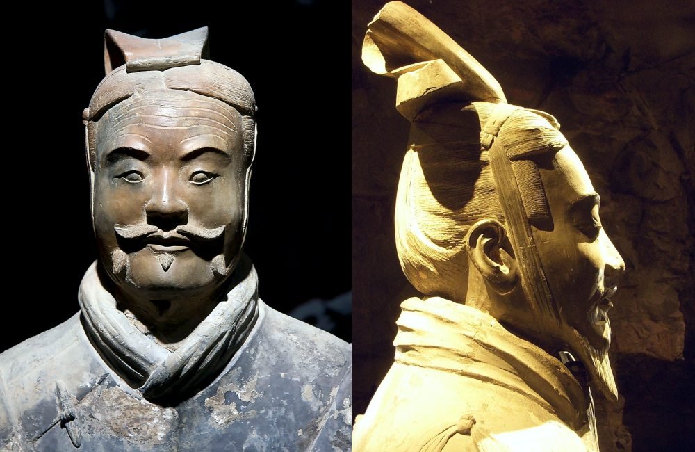 Terracotta Army General and Mid rank officer Xi'an 