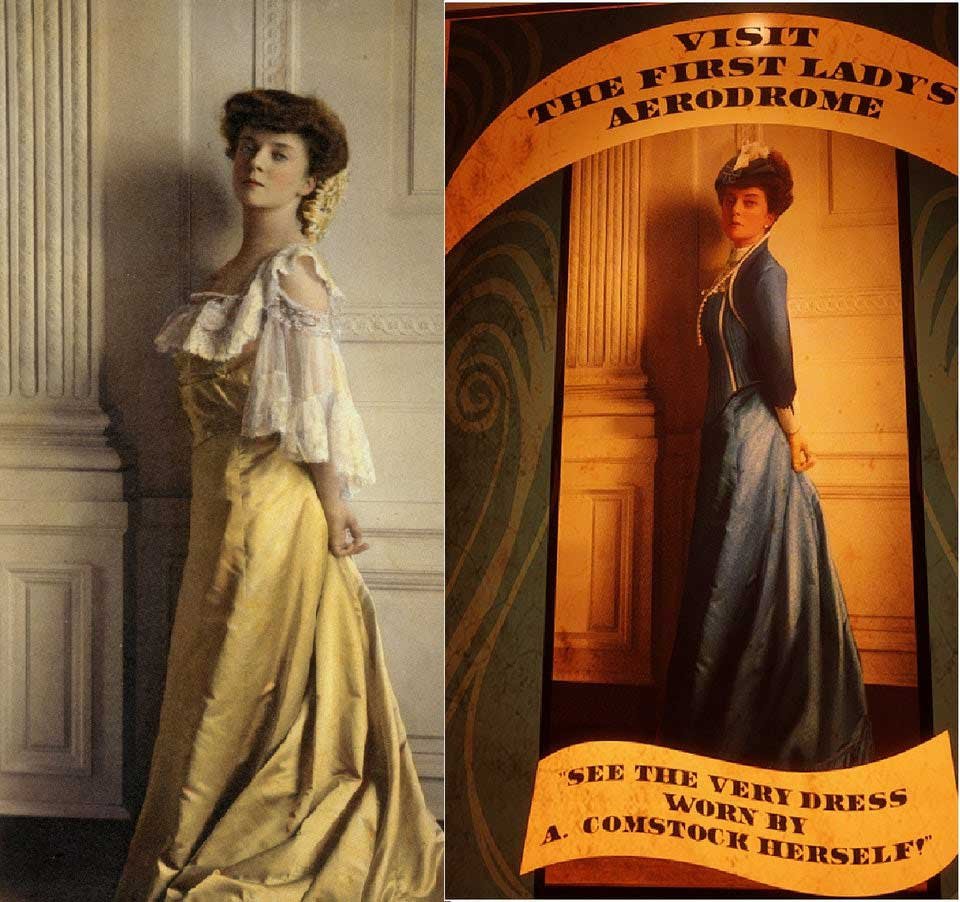 Lady Comstock and Alice Roosevelt