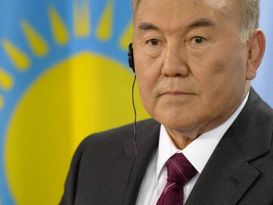 President of Kazakhstan Nursultan Nazarbayev.
