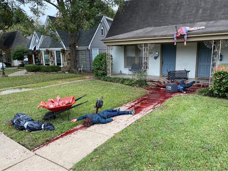 Local Artist's Home's Halloween Decorations Prompt Multiple Police Visits