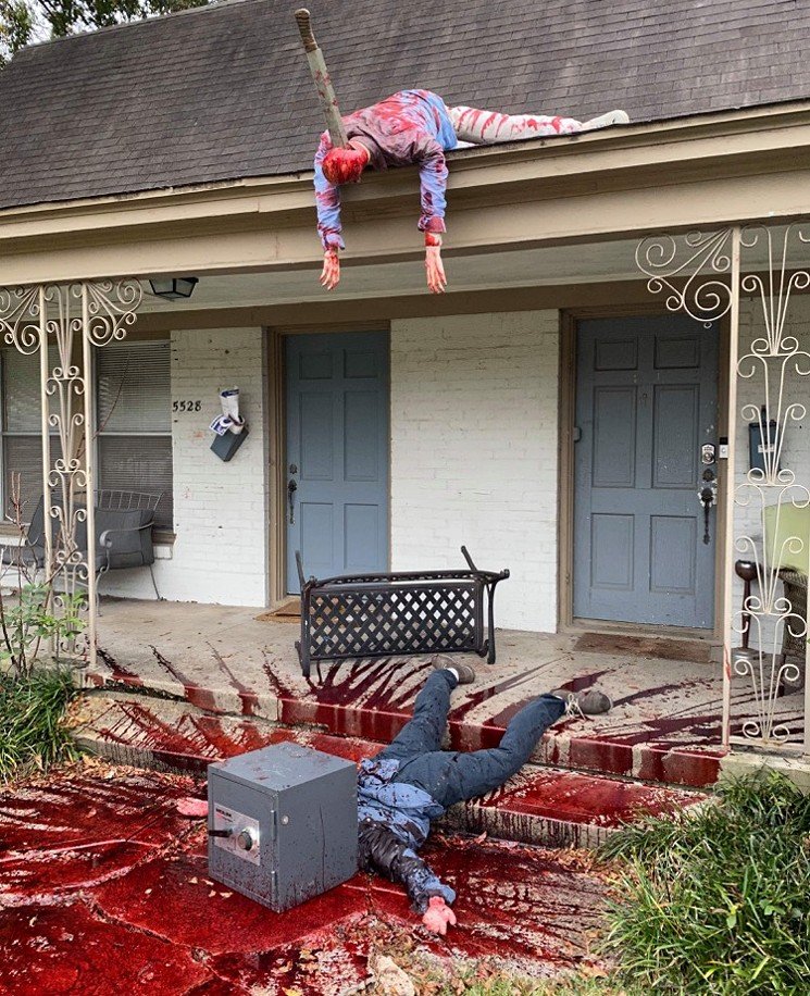 Local Artist's Home's Halloween Decorations Prompt Multiple Police Visits