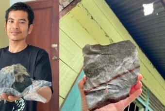 man become millionaire after a meteor crashed through his room