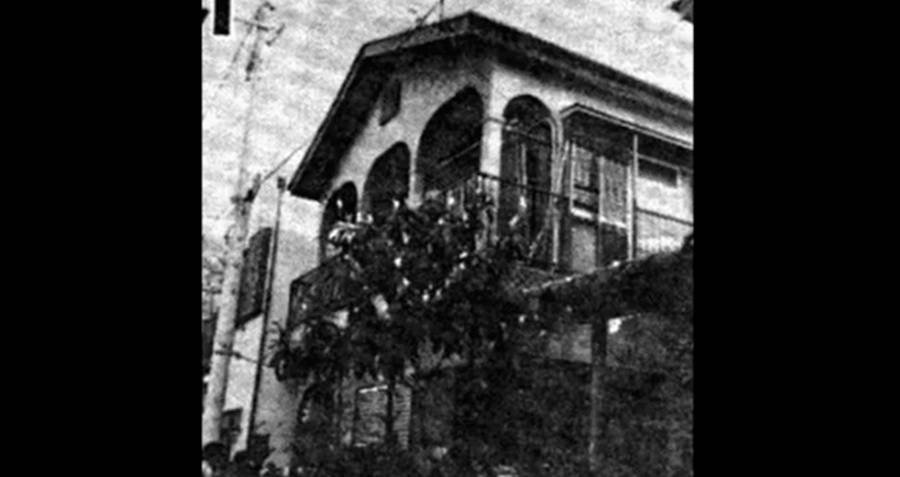 Mitano's residence, where Furuto was kept for 44 days 