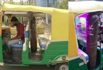 Javed Khan sold his wifes jewellery to convert his auto rickshaw into ambulance