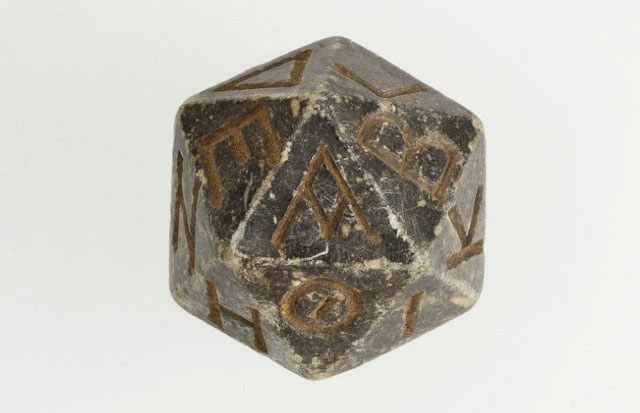 2,000 Year old 20 sided die from Ancient Egypt 