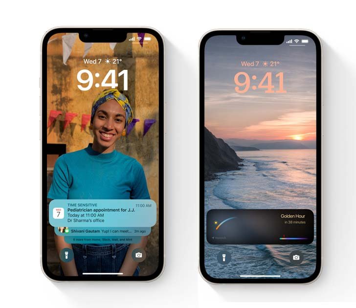 Here's how notification and live activites would look like  in iOS 16 