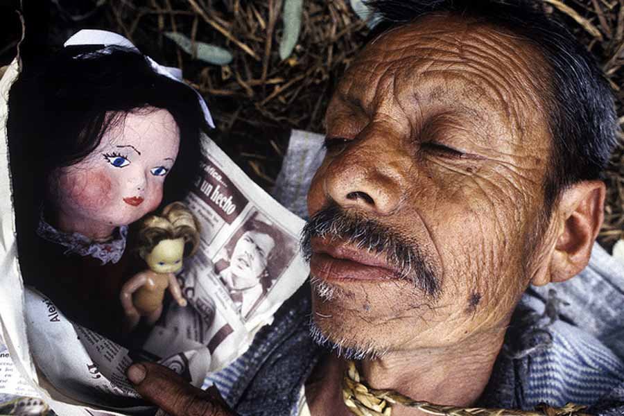 Don Julian is sleeping with dolls 